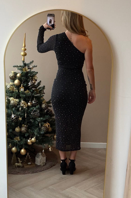 Glitter dress long