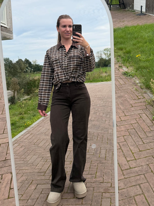 Blouse ruitjes