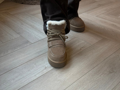 Real leather Ivy shoes Camel