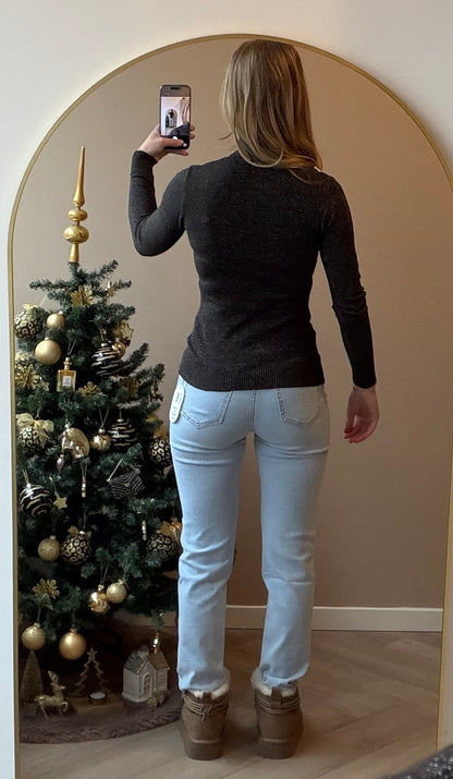 Glitter top in 2 kleuren