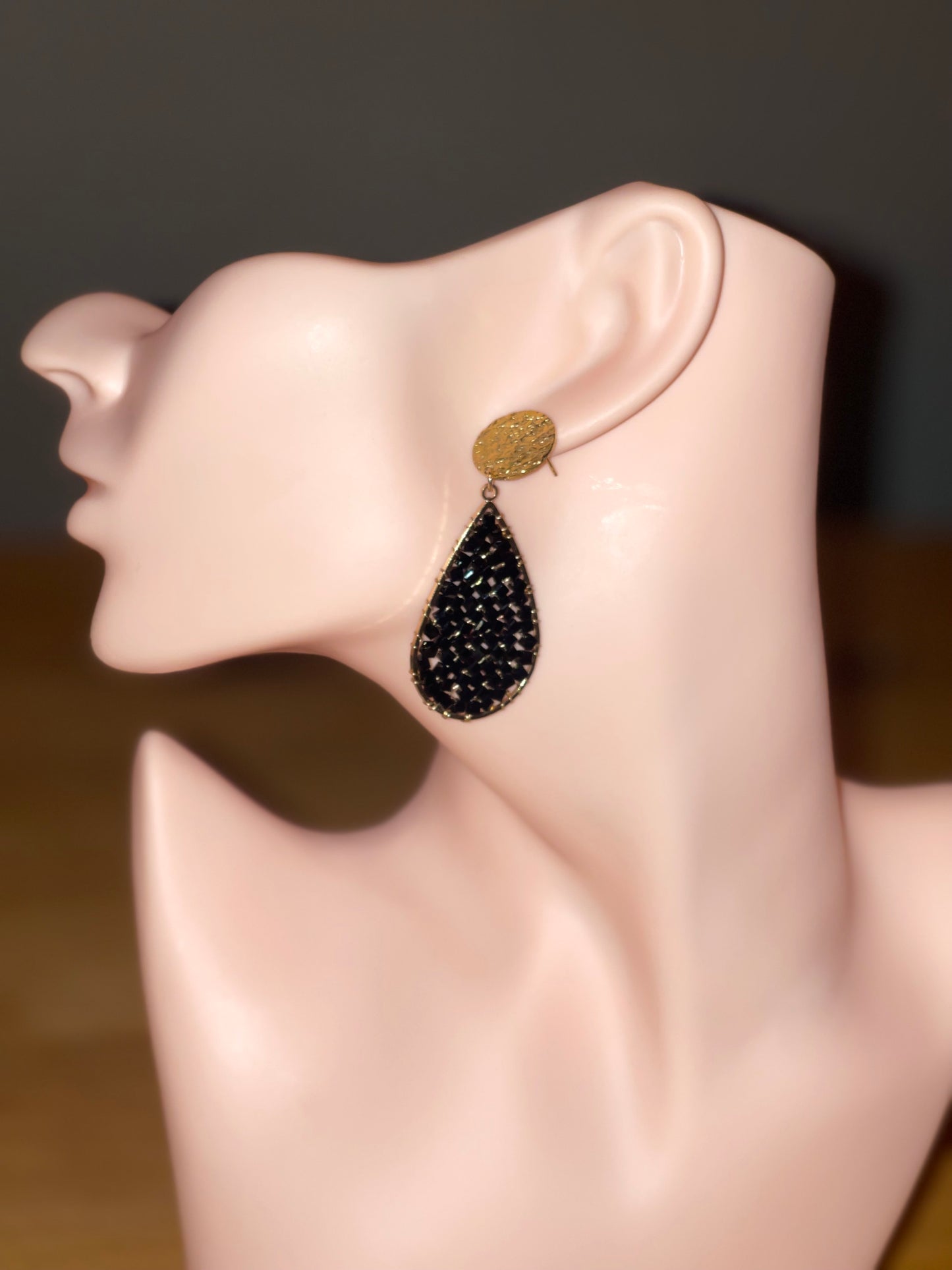 oorbellen hangers zwart