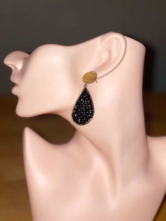 oorbellen hangers zwart