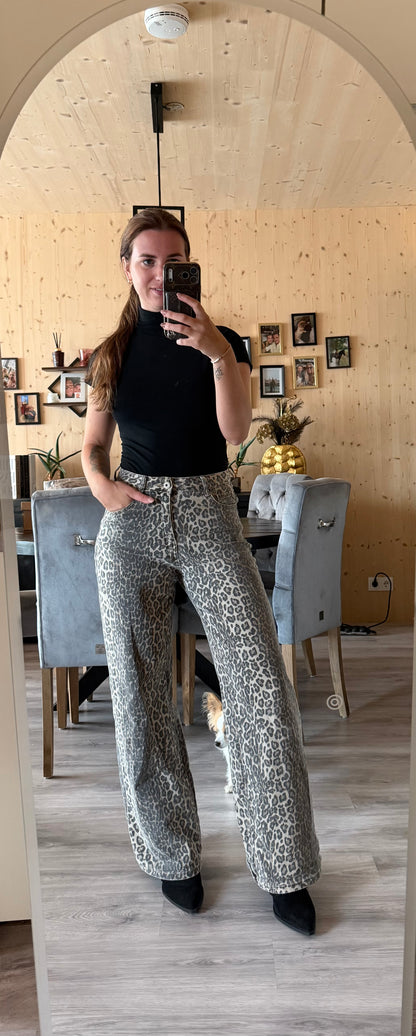Panter Print Broek