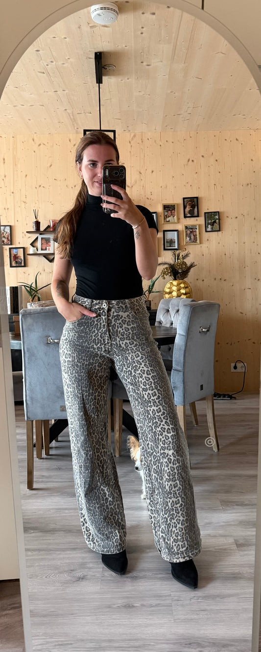 Panter Print Broek