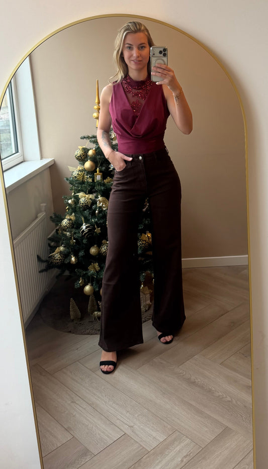 Choco jeans wide legg