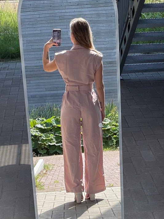 Jumpsuit oud roze