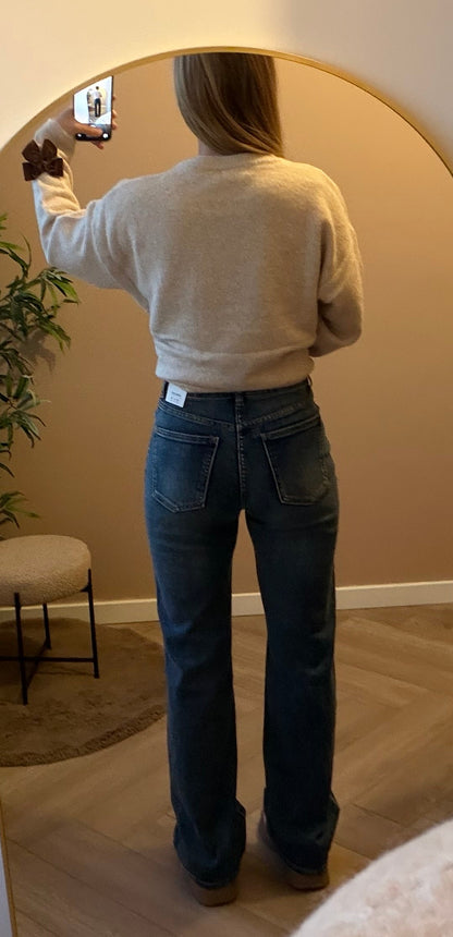 Jeans tijger spijker donker