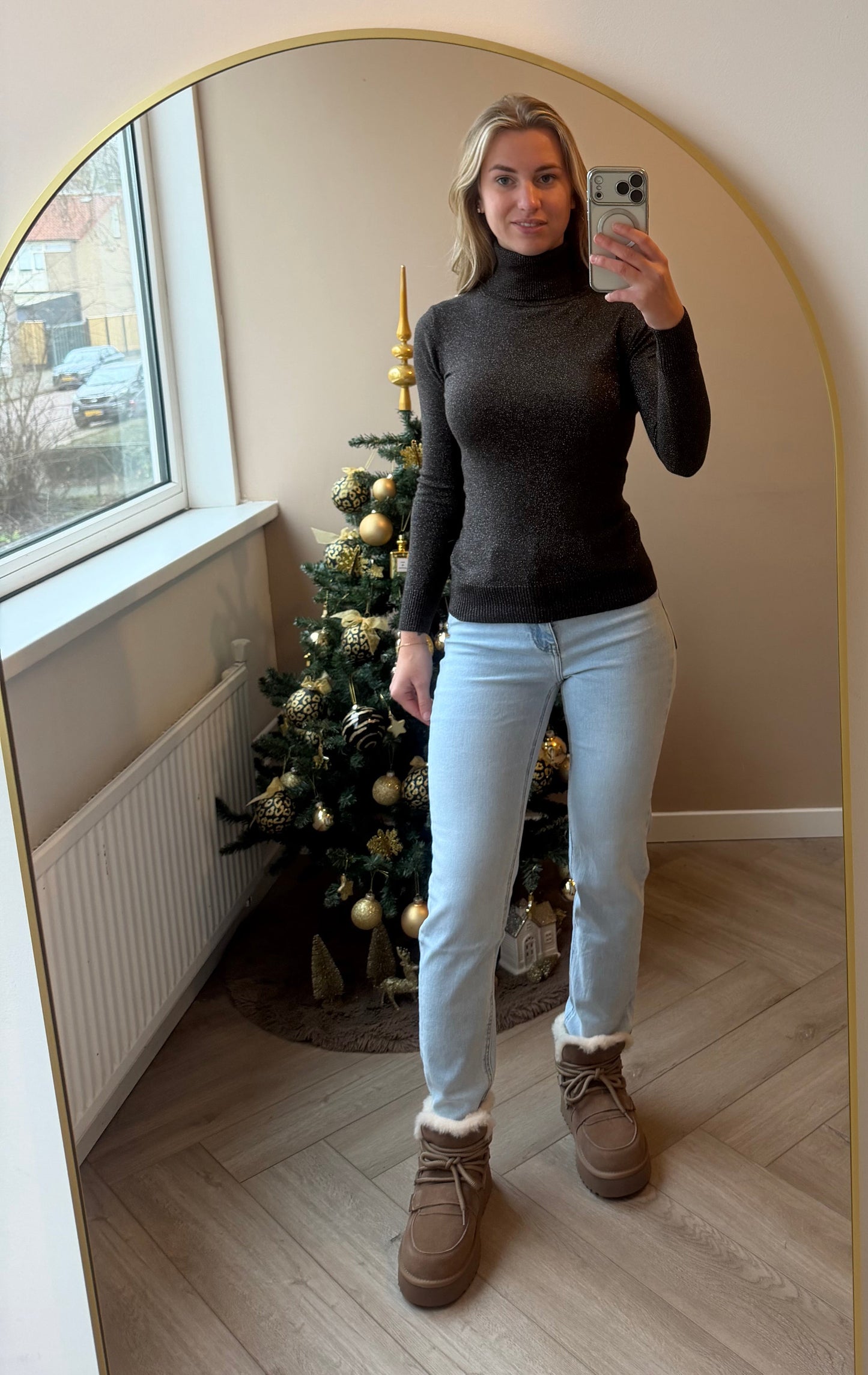 Glitter top in 2 kleuren