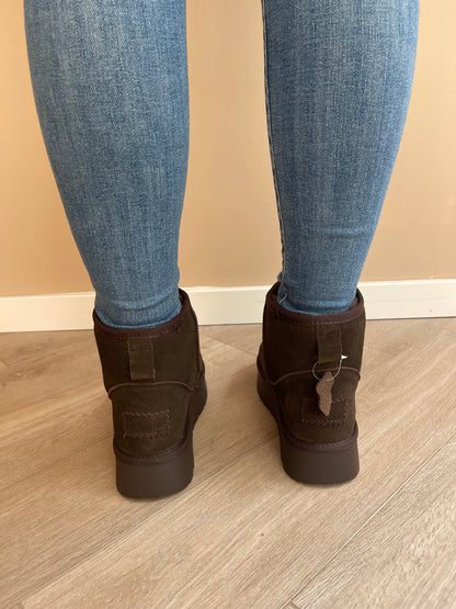 Boots real leather dark Brown