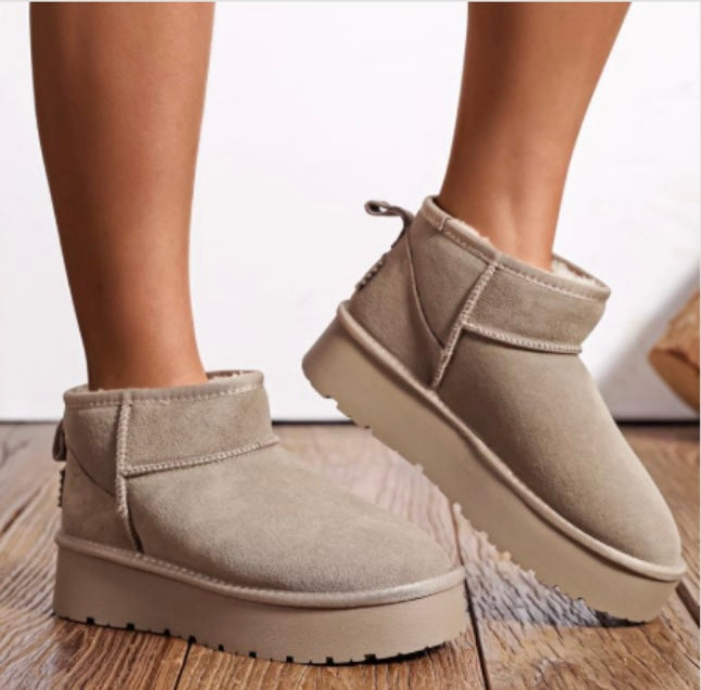 Boots real Leather taupe