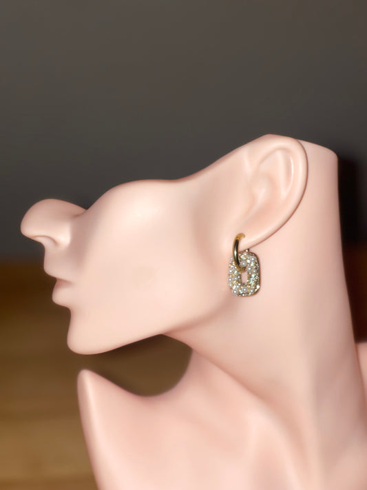 oorbellen rondjes parel