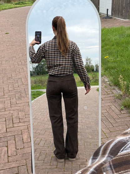 Blouse ruitjes
