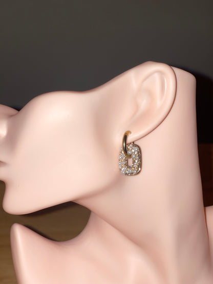 oorbellen rondjes parel