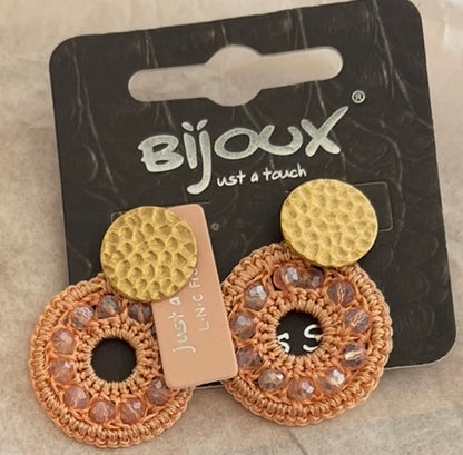 oorbellen roze rondjes