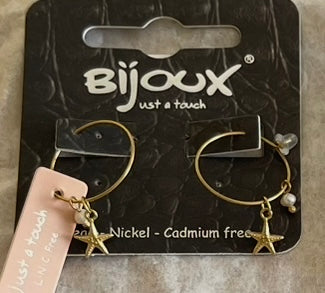 oorbellen rondjes ster